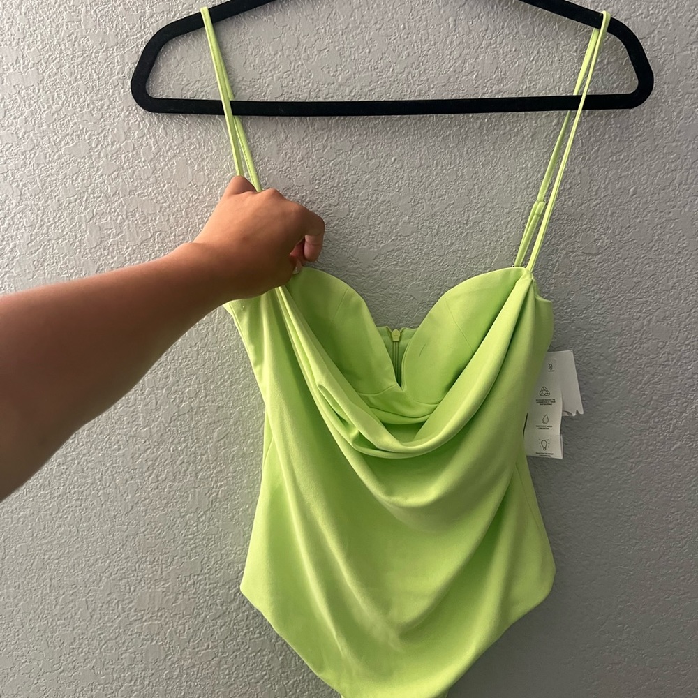Zara neon bodysuit size m